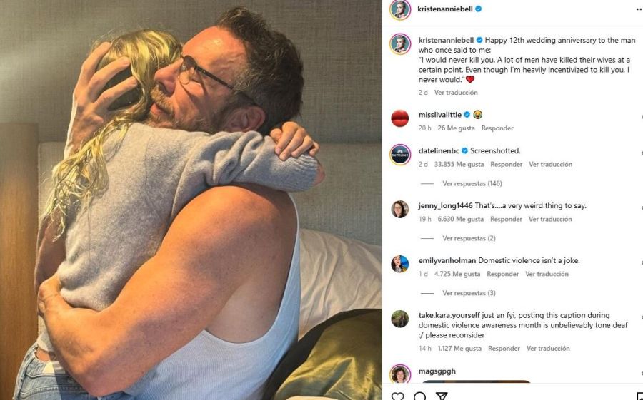 Polémico mensaje de Kristen Bell