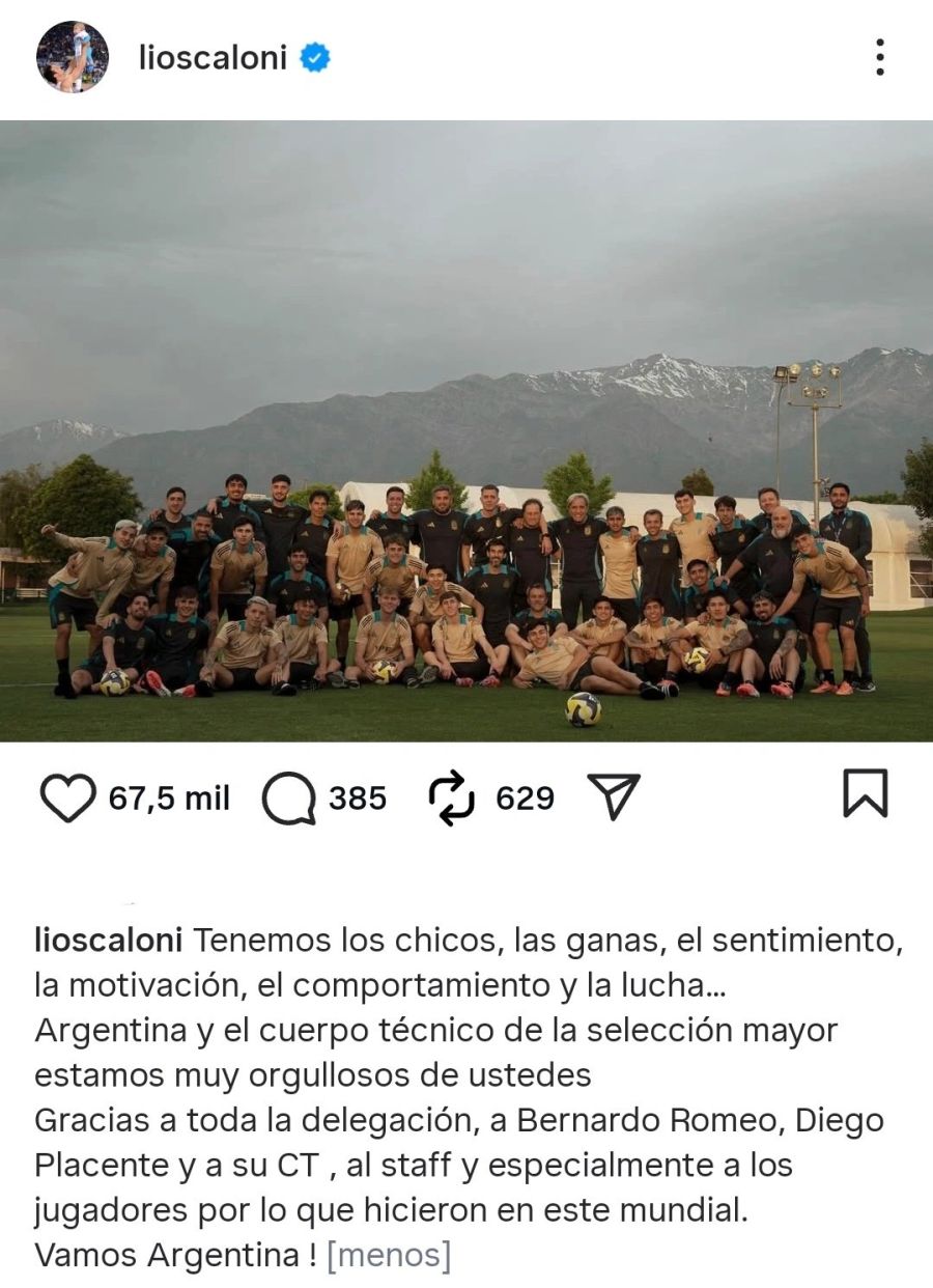 Posteo Scaloni