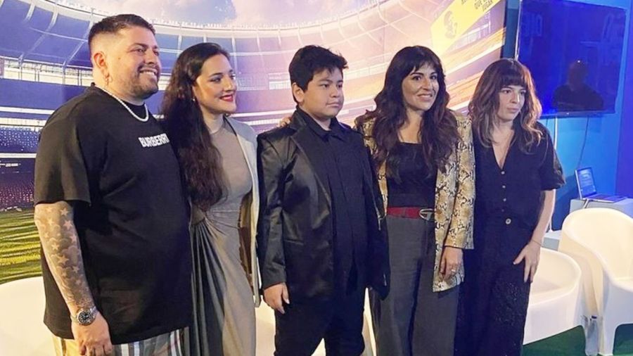Diego Maradona Junior, Jana Maradona, Diego Fernando Maradona, Ginainna Maradona y Dalma Maradona