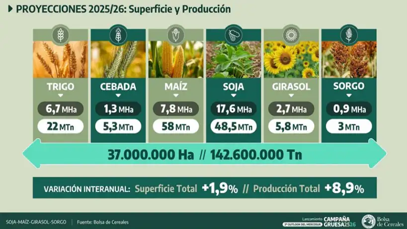 Índice de siembra futura - estimación 2025/2026