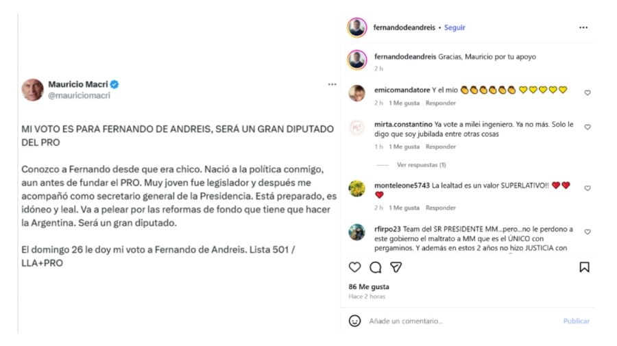 Mauricio Macri - Fernando de Andreis