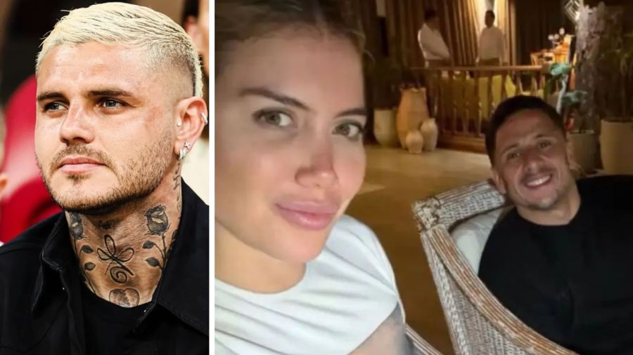 Mauro Icardi, Wanda Nara y Martín Migueles