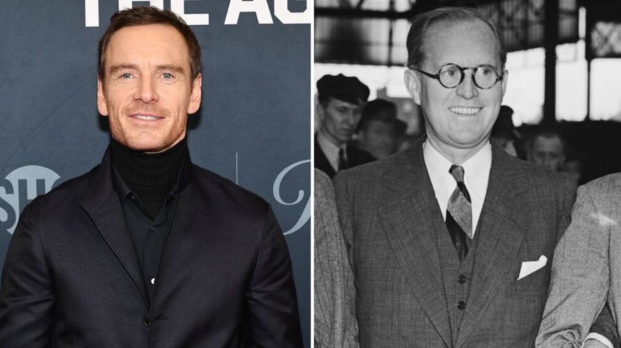 Michael Fassbender y Joe Kennedy Sr