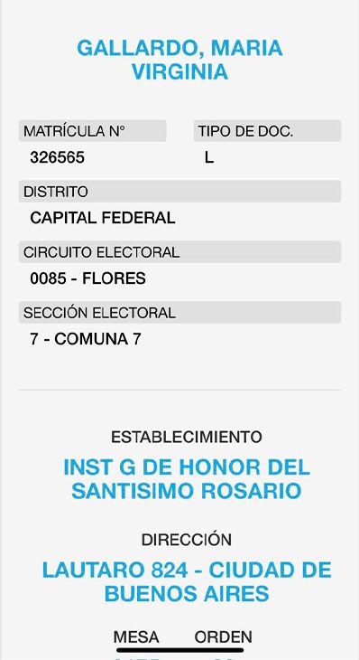 Virginia Gallardo vota en terreno baldío 21102025