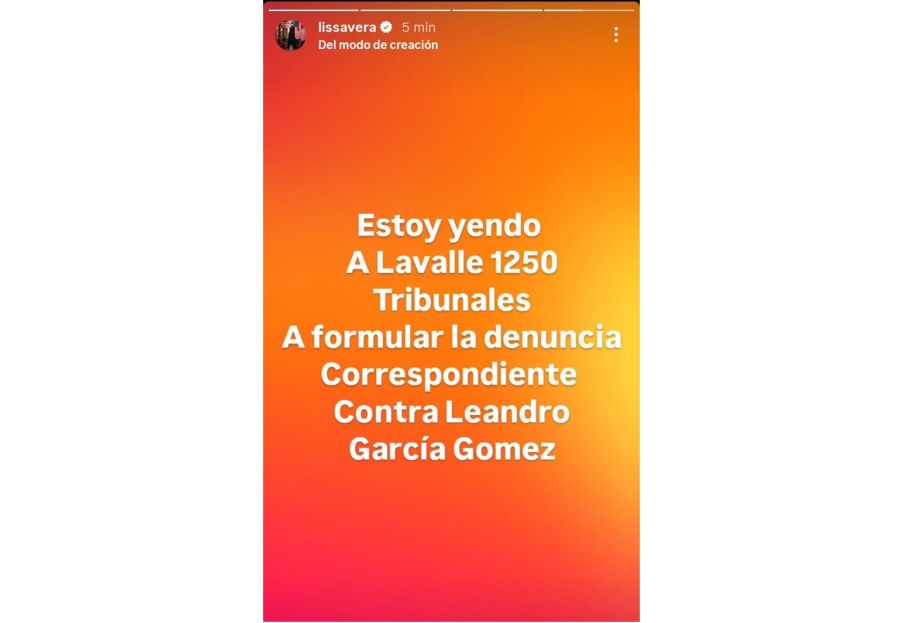 La denuncia de Lissa Vera