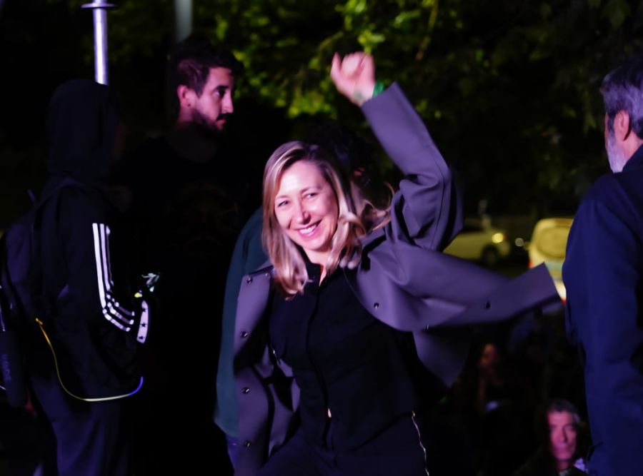Myriam Bregman en el acto de cierre del Frente de Izquierda
