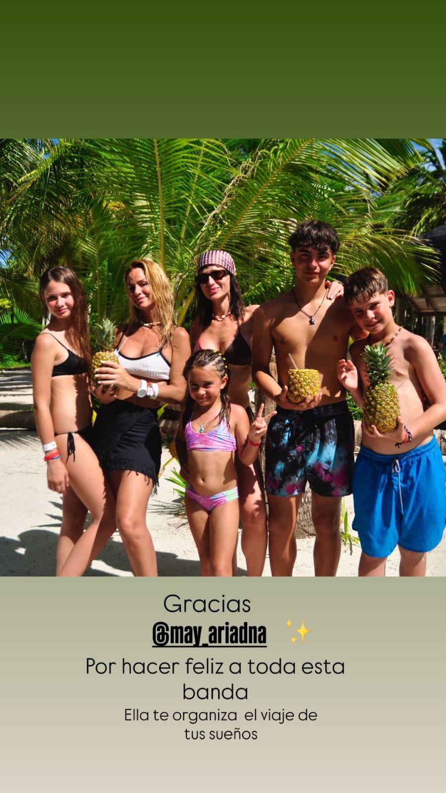 Sabrina Rojas de vacaciones