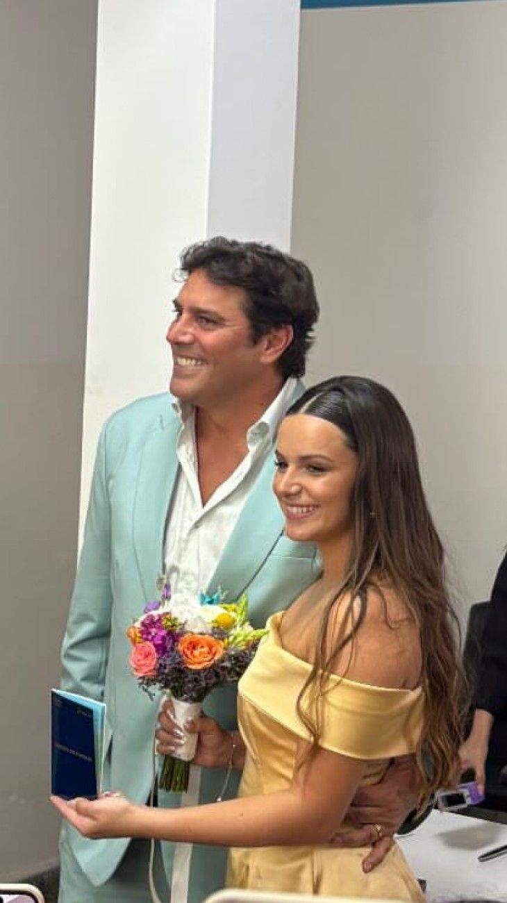Se casó Matías Alé