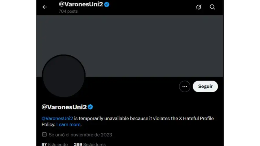 Sitio x de Varones Unidos, el grupo de Pablo Laurta 20251023