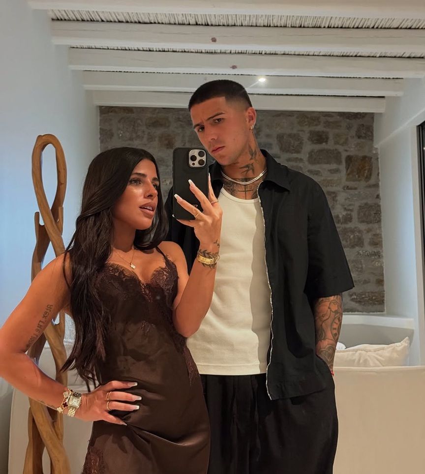 Valentina Cervantes y Enzo Fernández