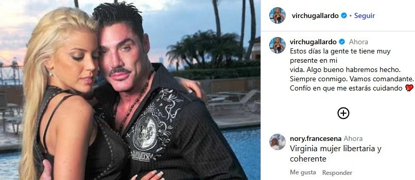 Virginia Gallardo y Ricardo Fort