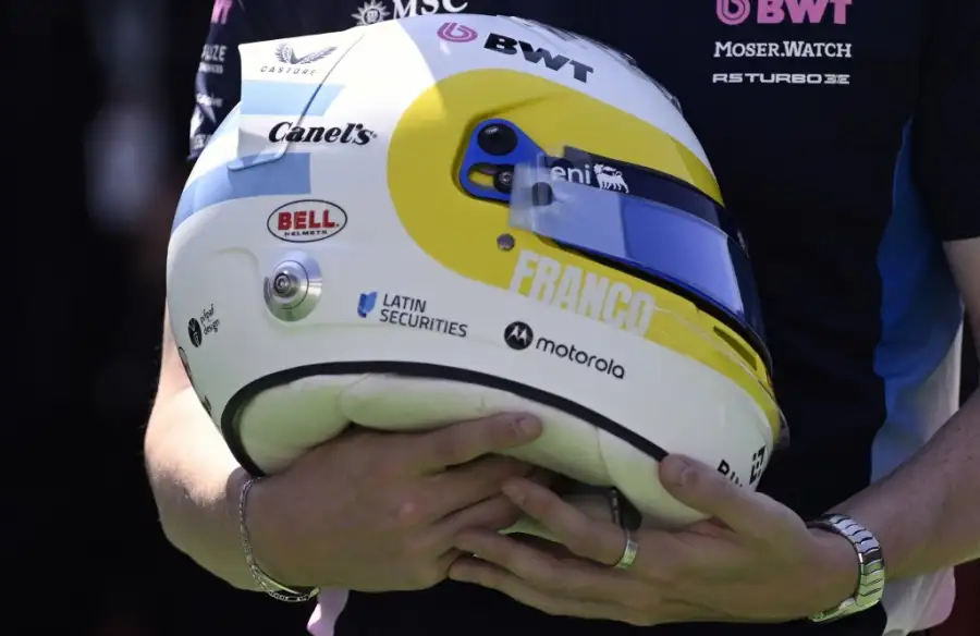 Franco Colapinto en el Gran Premio de México