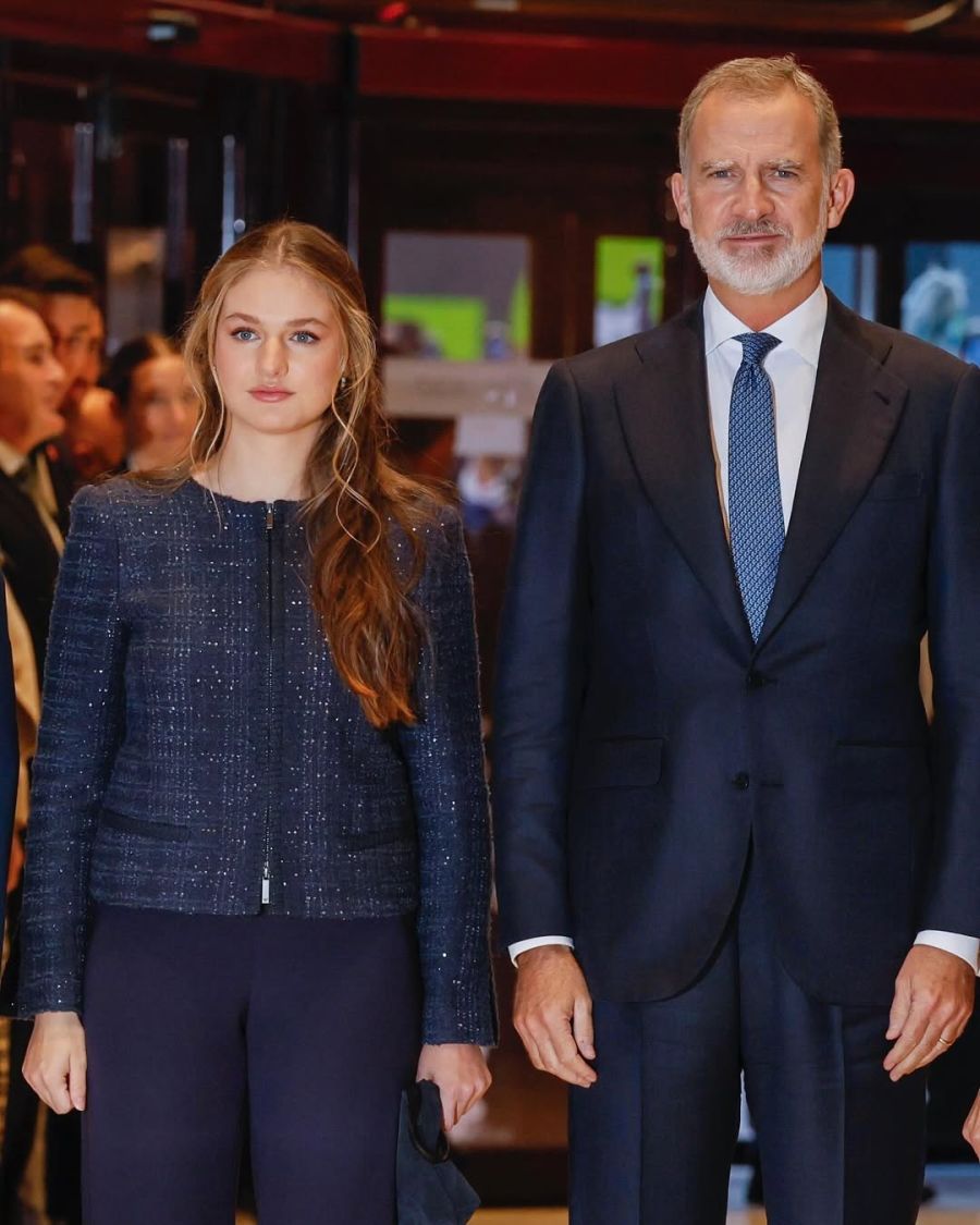 Las princesas Leonor y Sofía