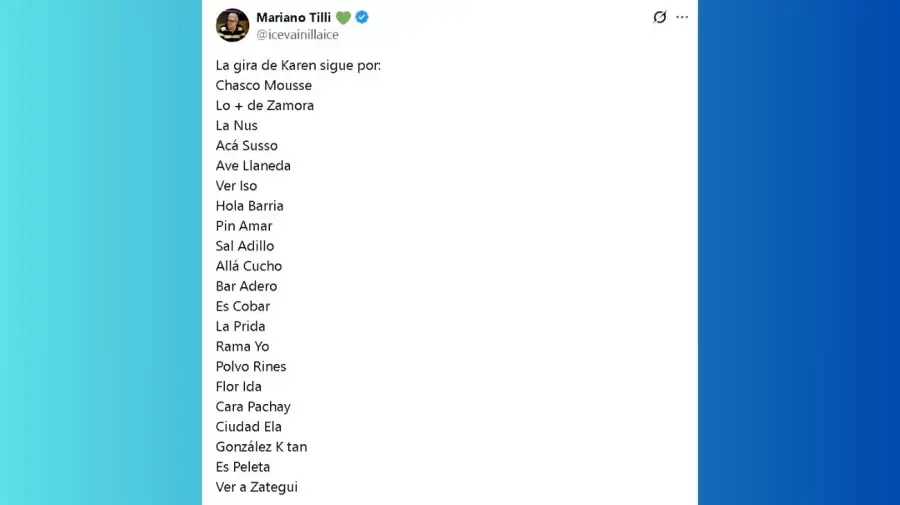 Memes sobre la visita de Karen Reichardt a