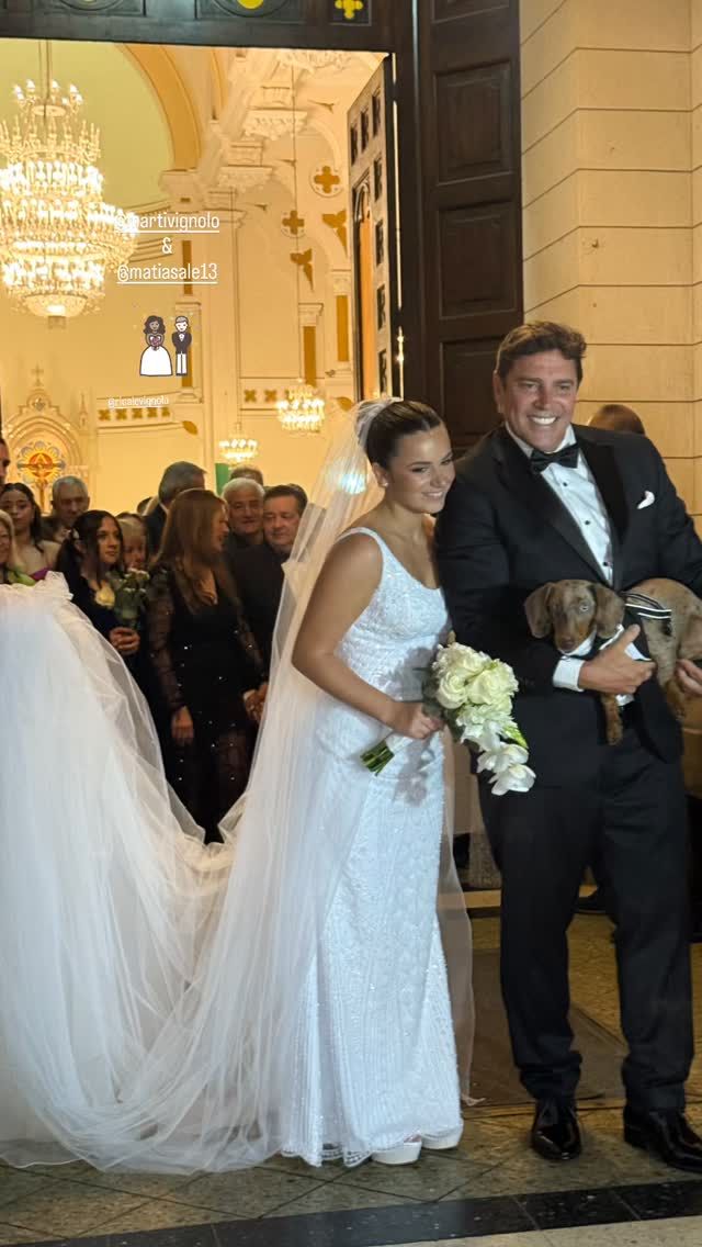 Casamiento Matías Alé y Martina Vignolo