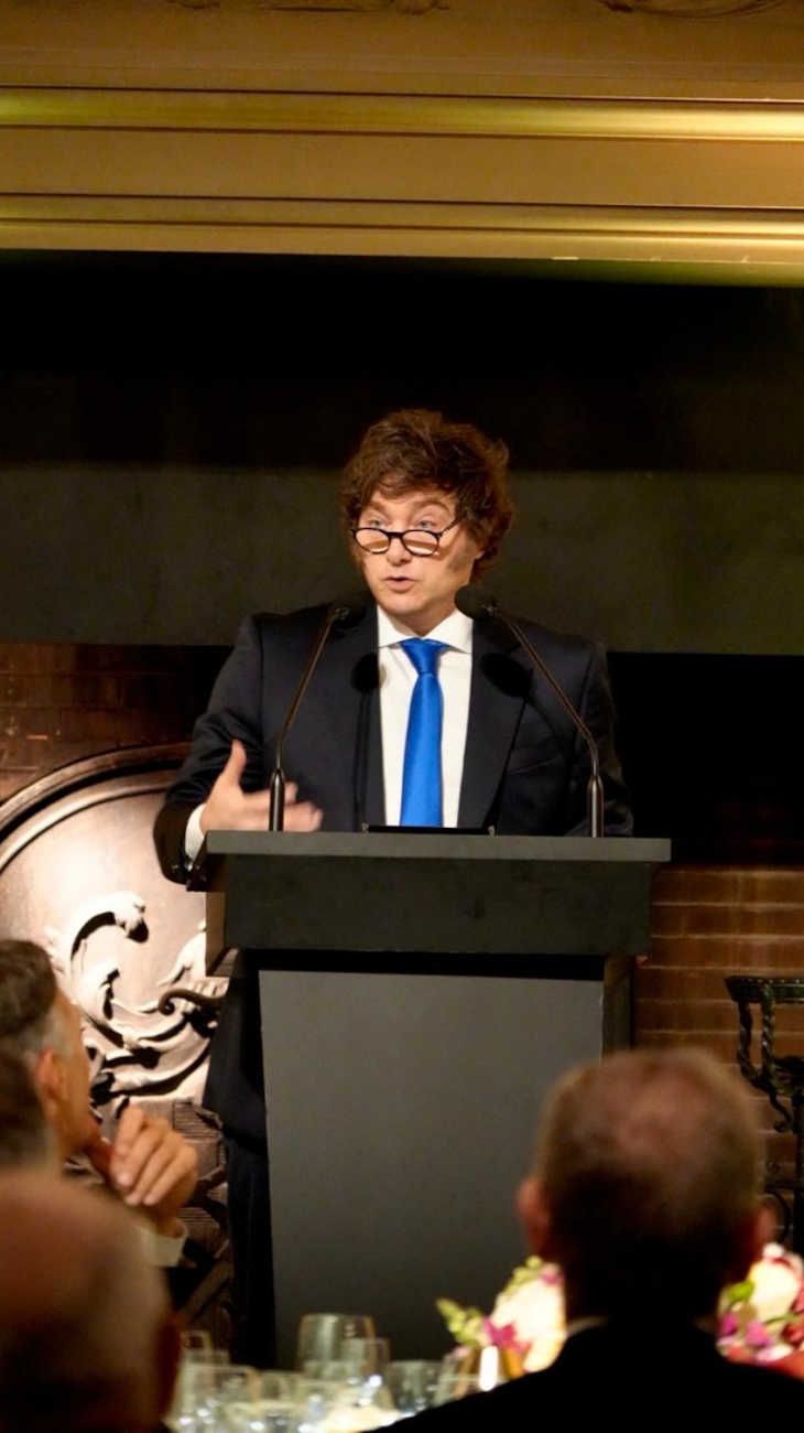 Javier Miley with the powers of JP Morgan 20251024