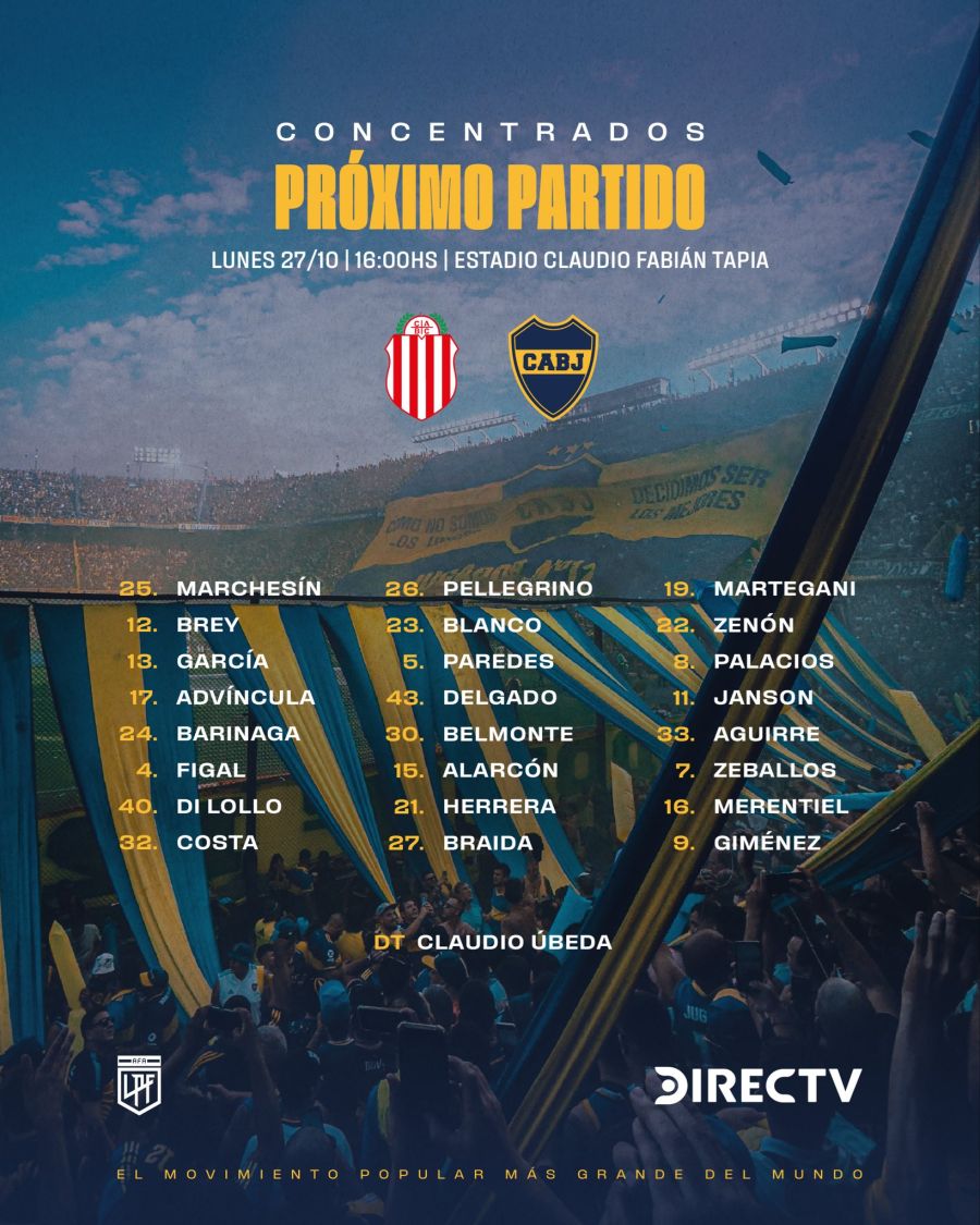 Boca convocados