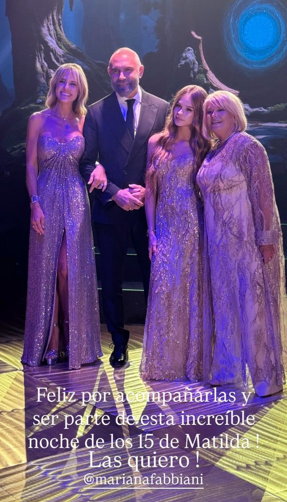 Cumpleaños de la hija de Mariana Fabbiani