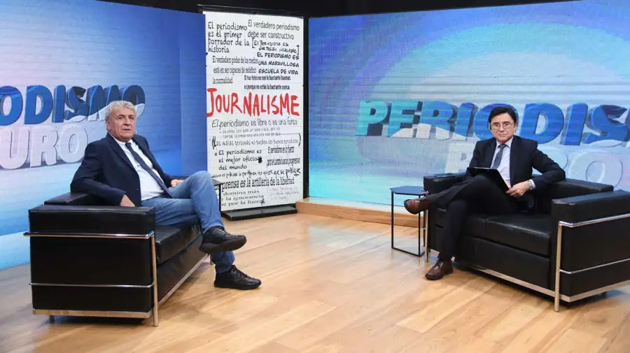 Giliberto Capano, en Periodismo Puro, con Jorge Fontevecchia.