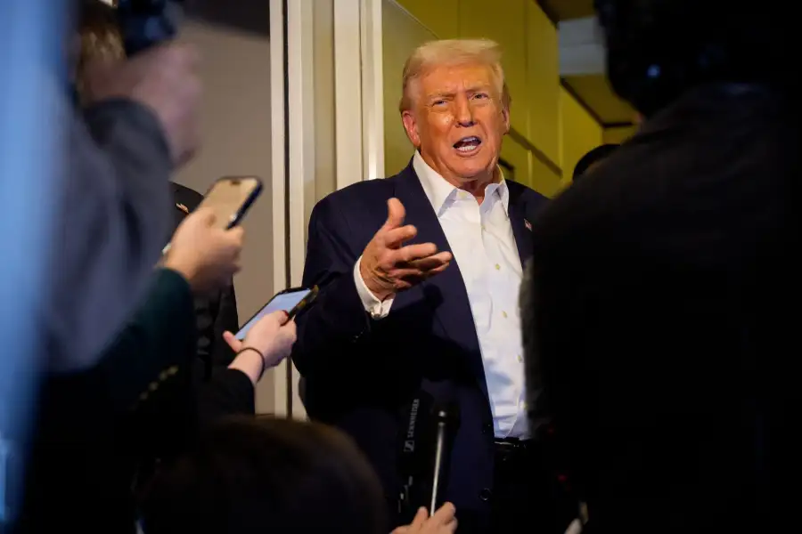 U.S. President Trump Departs Malaysia En Route To Japan