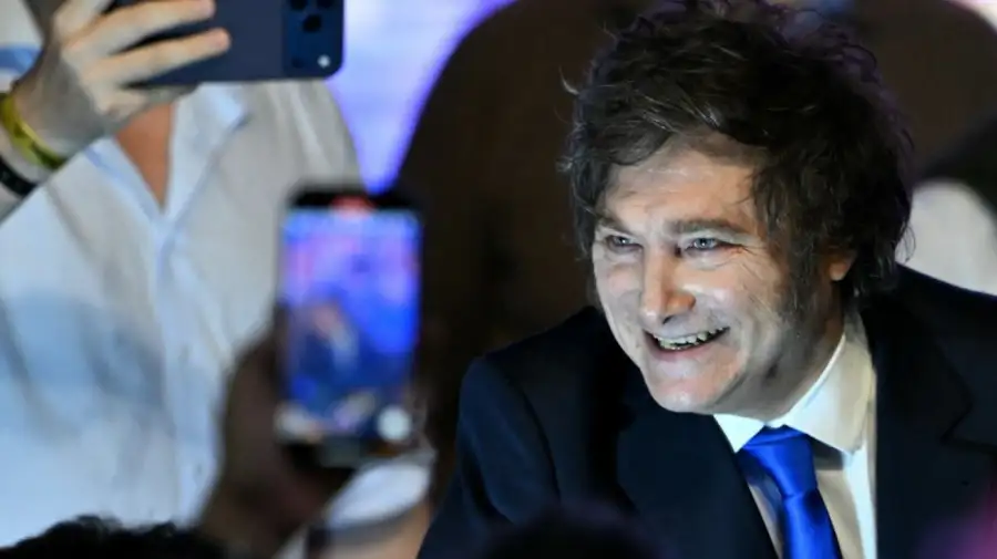 El presidente Javier Milei festeja el triunfo de La Libertad Avanza en las elecciones legislativas 2025