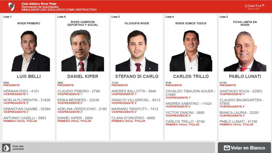 Boleta Única River Plate