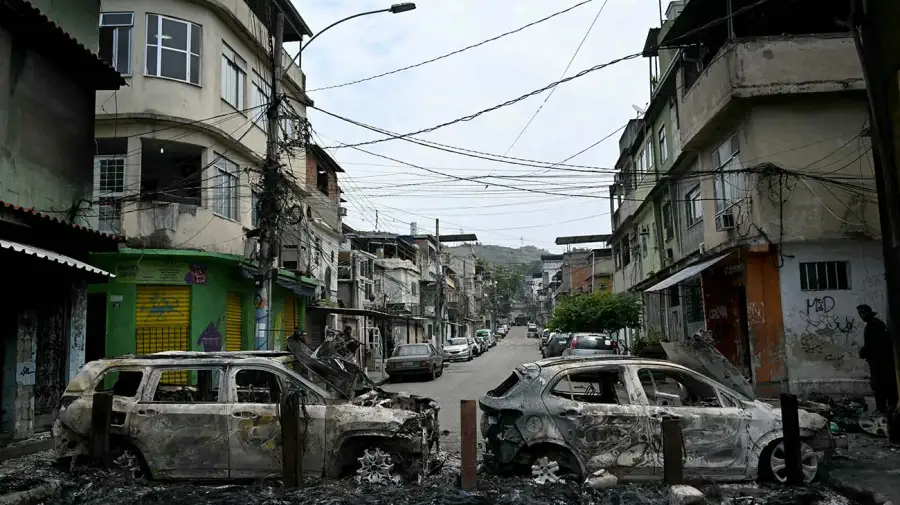 Brasil Operación Contención en la Favela Vila Cruzeiro 28102025