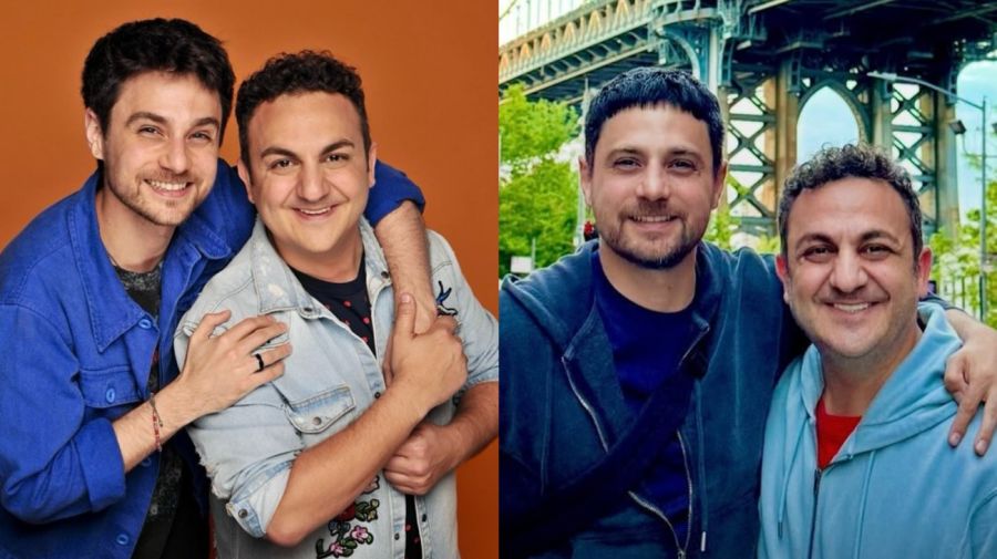 Diego Topa y su pareja