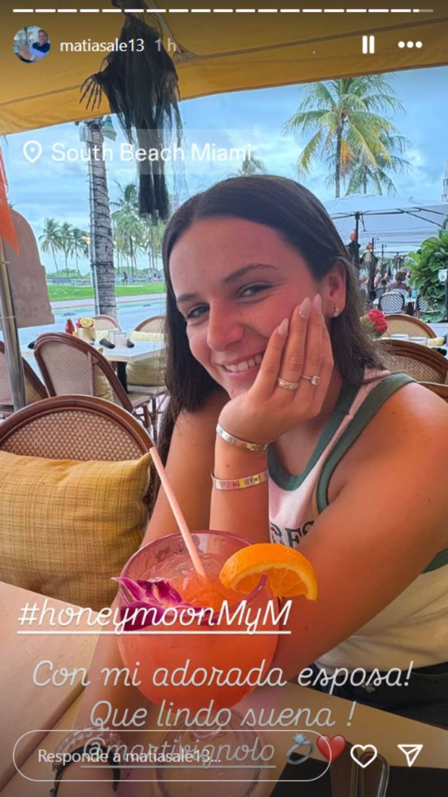 Matías Alé y Martina Vignolo