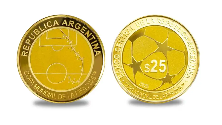 Monedas conmemorativas Copa del Mundo 2026 28102025