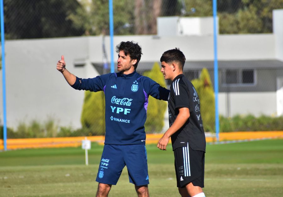 Pablo Aimar y Misael Zalazar 
