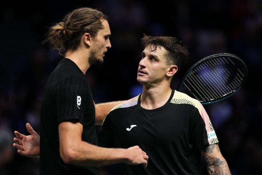 Camilo Ugo Carabelli y Alexander Zverev