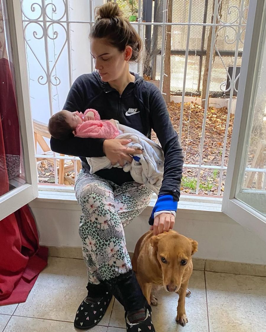 Maca Paz y su hija Abril