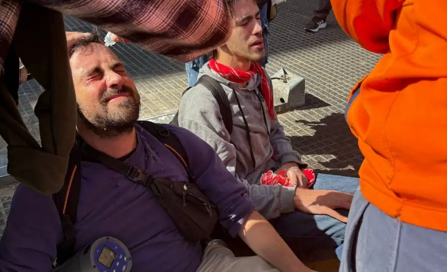 Represión en el Congreso