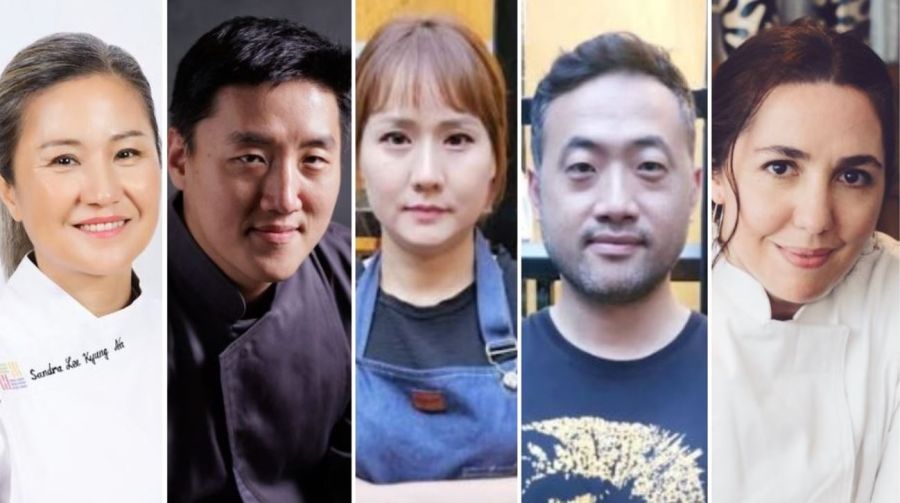Sandra Lee, Pablo Park, Angela Lee, Leonardo Lee y Narda Lepes