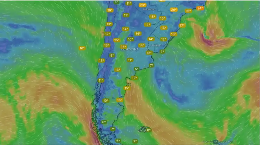 Clima jueves 30 de octubre
