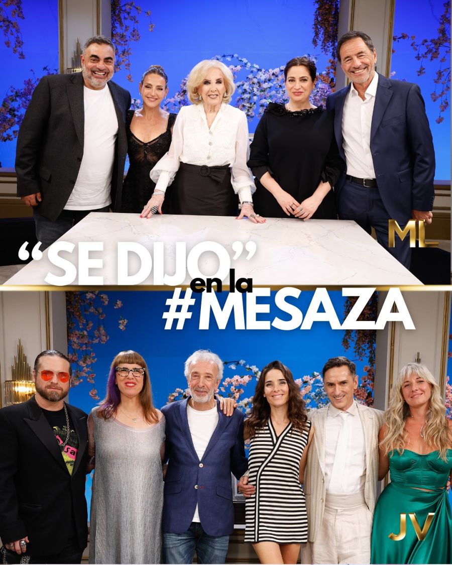 Mirtha Legrand y Juana Viale