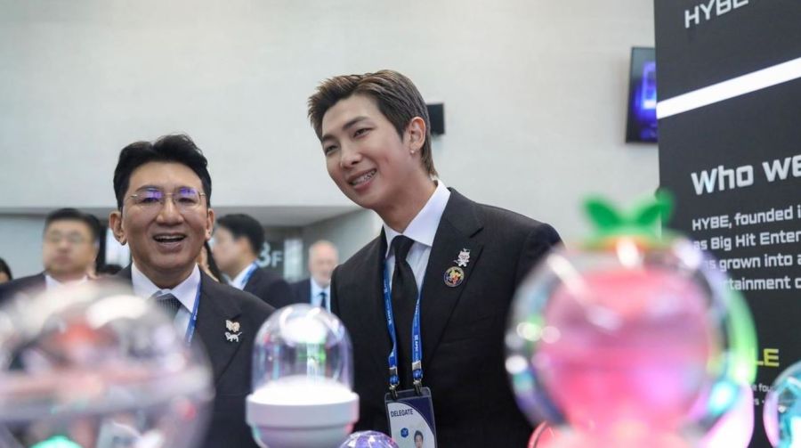 Bang Si-hyuk y Kim Nam-joon