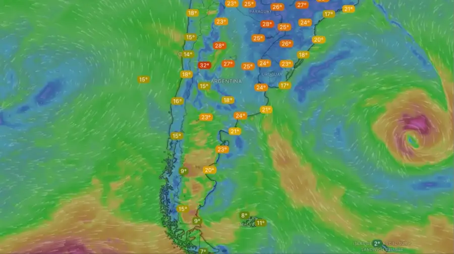 Clima sábado 1 de noviembre