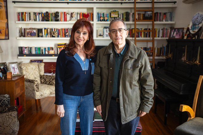 Cristina Kirchner y Carlos Maslatón