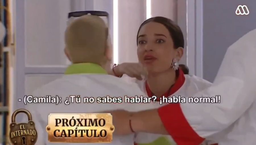 El cruce de Furia con un participante en el reality El Internado 2