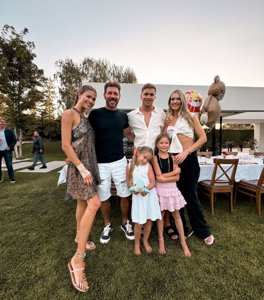 Eva Bargiela, Gianluca Simeone, Cholo Simeone, Carla Pereyra, Francesca Simeone, Valentina Simeone