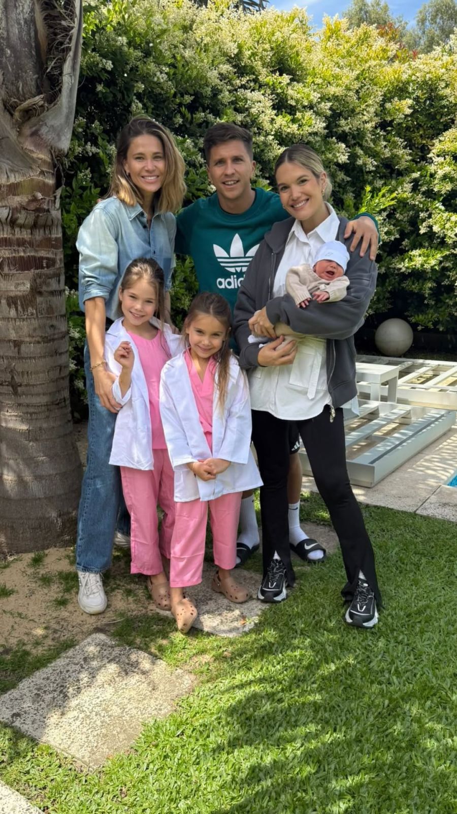 Eva Bargiela, Gianluca Simeone, Cholo Simeone, Carla Pereyra, Francesca Simeone, Valentina Simeone