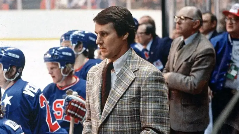 Herb Brooks, legendario entrenador del equipo de hockey sobre hielo de Estados Unidos