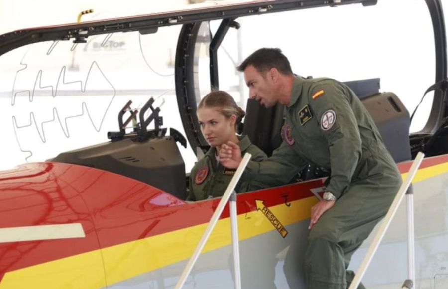 Leonor en San Javier