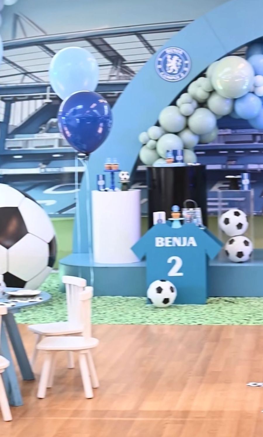 El cumpleaños de Benjamín, el hijo de Enzo Fernández y Valu Cervantes