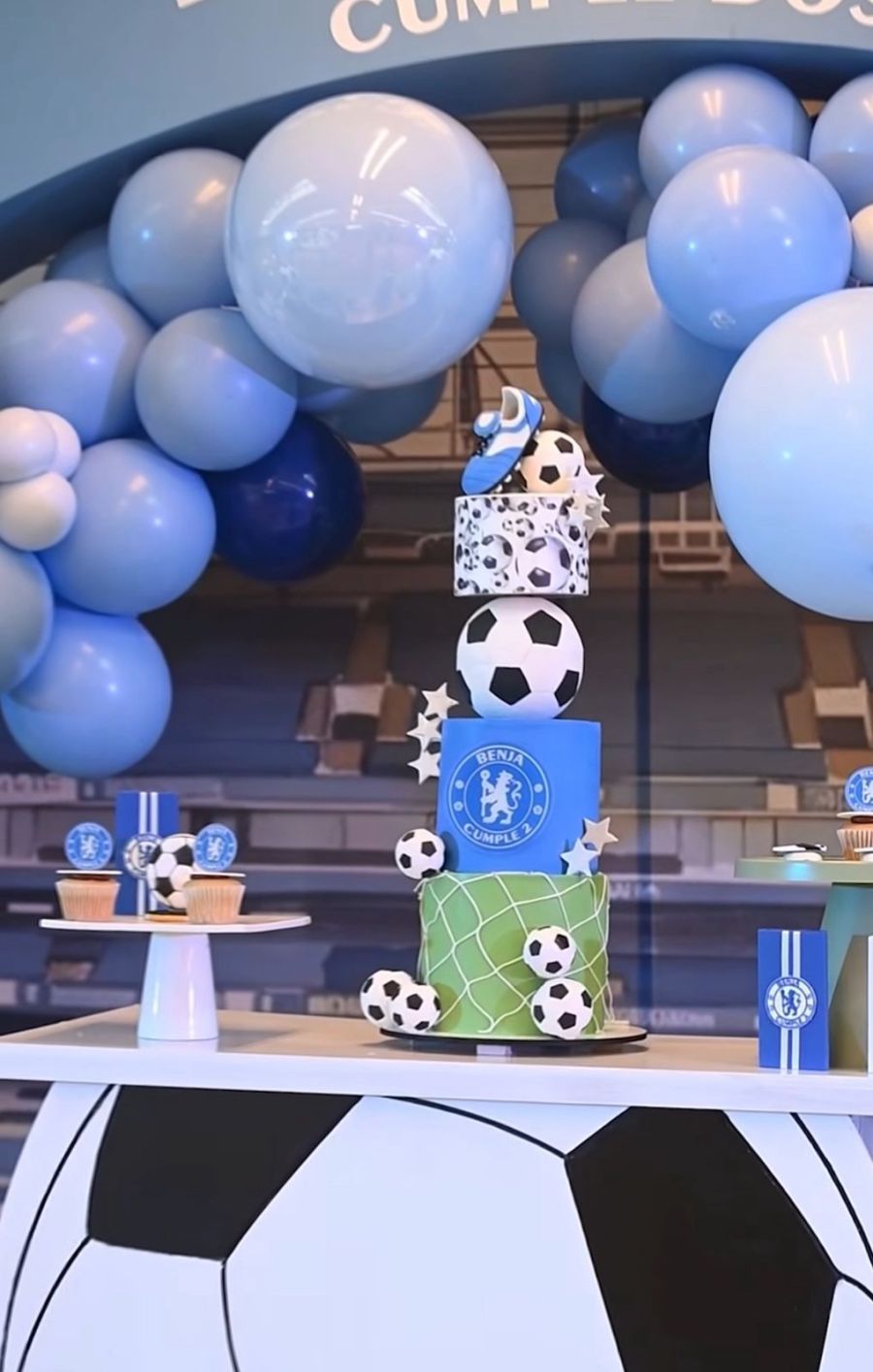 El cumpleaños de Benjamín, el hijo de Enzo Fernández y Valu Cervantes