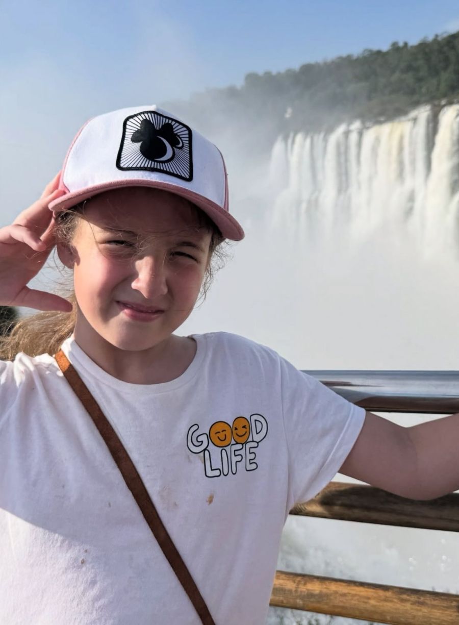 Flor Otero junto a su hija, Nina