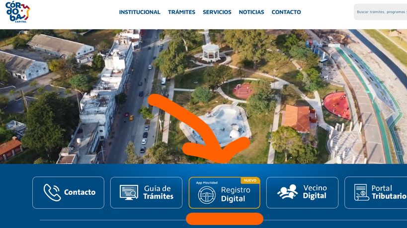 Nuevo botón en la web de la municiaplidad