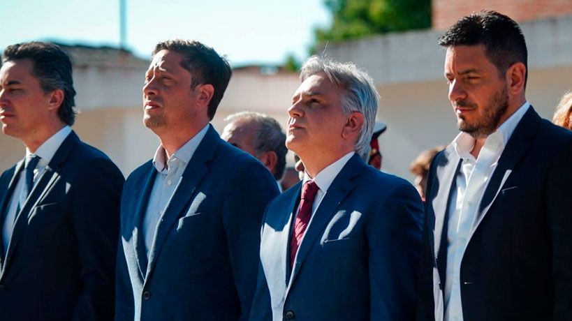 Gobernador Martín Llaryora e Intendente Marcos Ferrer